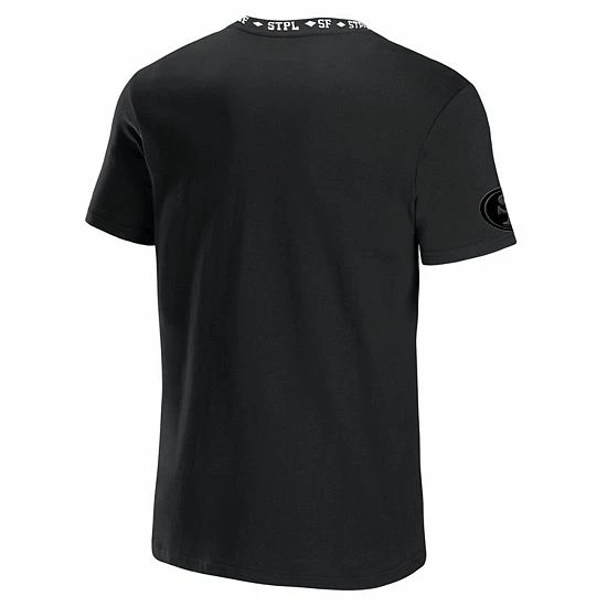 Best deal ⭐ Unbranded Men's NFL X Staple Black San Francisco 49ers Globe T-Shirt ✨ - Image 4