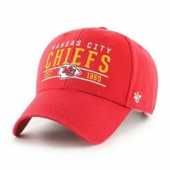 Wholesale 🤩 Unbranded Men's '47 Red Kansas City Chiefs Centerline MVP Adjustable Hat 🛒