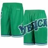 Discount 😀 Unbranded Youth Green Dallas Mavericks Hardwood Classics Throwback Big Face Mesh Shorts ✨