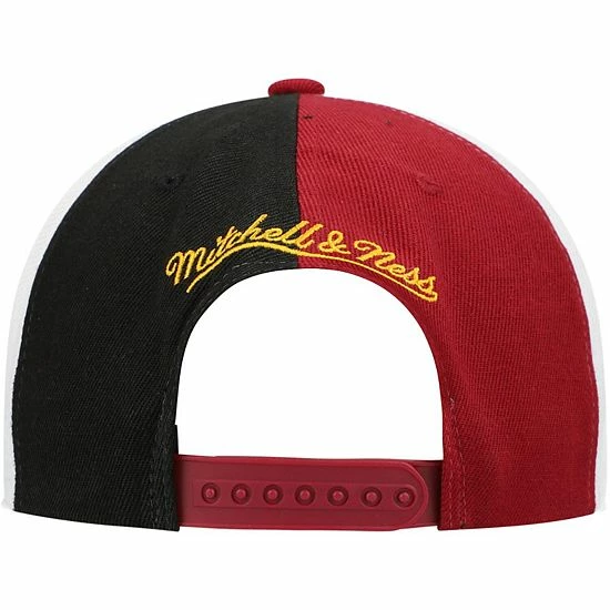Brand new 👏 Unbranded Men's Mitchell & Ness Cardinal Miami Heat NBA 75th Anniversary What The? Snapback Hat 😀 - Image 5
