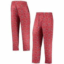Budget 🧨 Unbranded Men's FOCO Red Washington Nationals Cooperstown Collection Repeat Pajama Pants 🤩
