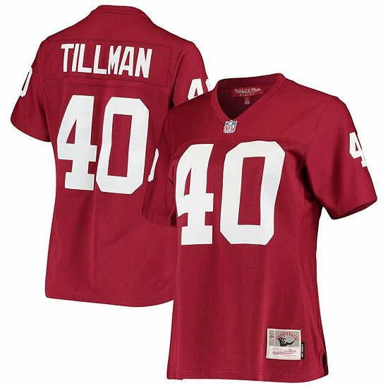 Coupon 🌟 Unbranded 👩 Women's Mitchell & Ness Pat Tillman Cardinal Arizona Cardinals Legacy Replica Team Jersey 😍