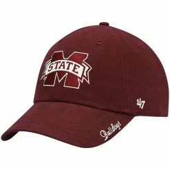 Wholesale ⌛ Unbranded 👩 Women's '47 Maroon Mississippi State Bulldogs Miata Clean Up Logo Adjustable Hat 😍