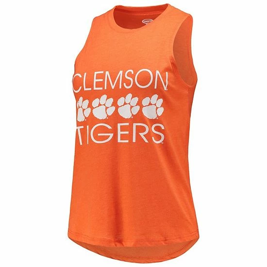 Top 10 ๐ Unbranded ๐ฉ Women's Concepts Sport Purple/Orange Clemson Tigers Tank Top & Pants Sleep Set ๐ฅ - Image 3
