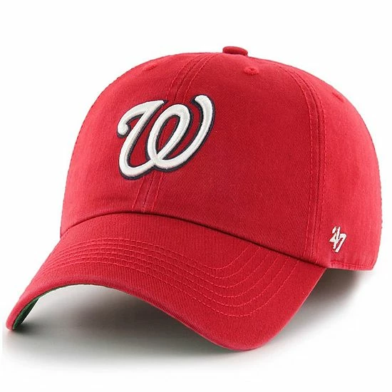 Best Sale ๐ Unbranded Men's '47 Red Washington Nationals Team Franchise Fitted Hat ๐งจ