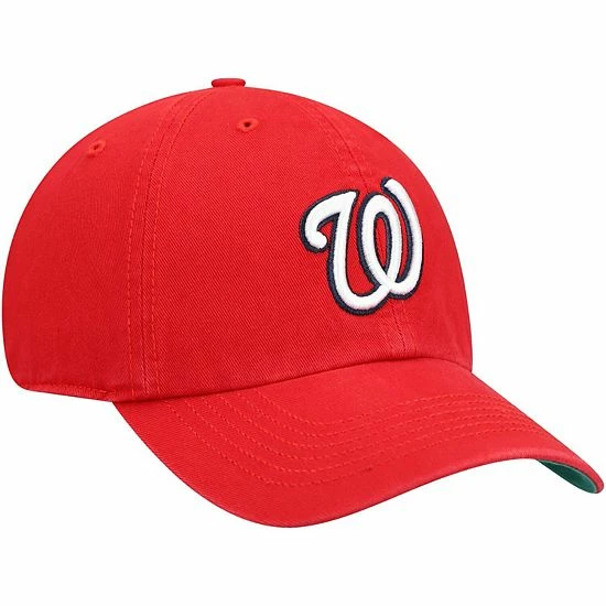 Best Sale ๐ Unbranded Men's '47 Red Washington Nationals Team Franchise Fitted Hat ๐งจ - Image 4
