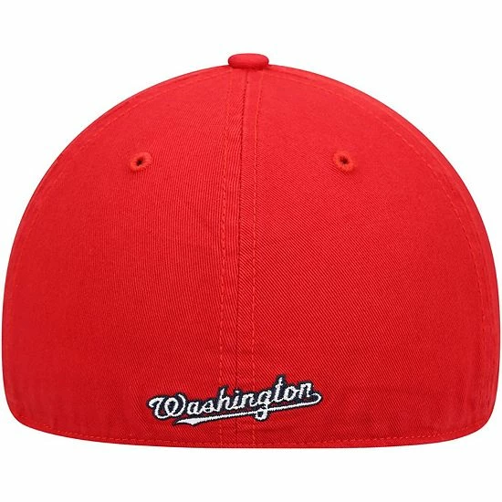 Best Sale ๐ Unbranded Men's '47 Red Washington Nationals Team Franchise Fitted Hat ๐งจ - Image 5