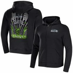 Buy 🔔 Unbranded Men's NFL X Darius Rucker Collection By Fanatics Black Seattle Seahawks Rocker Full-Zip Hoodie 💯