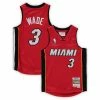 Discount 🌟 Unbranded Preschool Mitchell & Ness Dwyane Wade Red Miami Heat 2005-06 Hardwood Classics Player Jersey 🌟