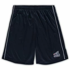 Cheap ✨ Unbranded Men's Navy Chicago White Sox Big & Tall Cooperstown Collection Mesh Shorts ✨