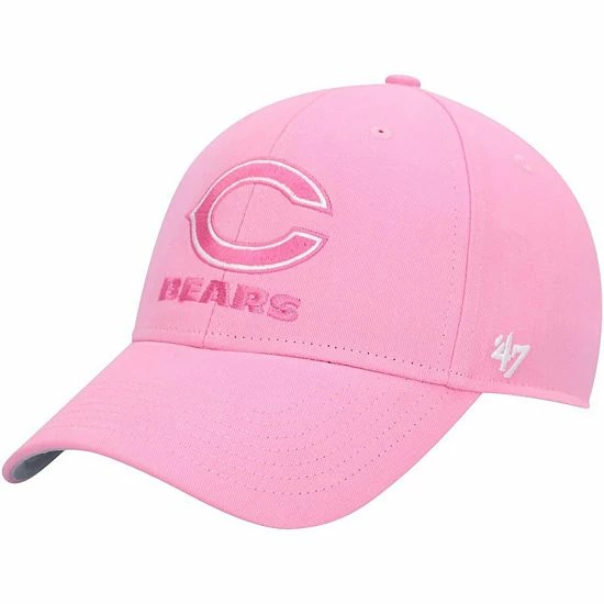 Best Sale 🔥 Unbranded 👧 Girls Youth '47 Pink Chicago Bears Rose MVP Adjustable Hat ⌛ - Image 2