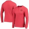Best reviews of 🎉 Unbranded Men's Junk Food Scarlet San Francisco 49ers Thermal Henley Long Sleeve T-Shirt 🔔