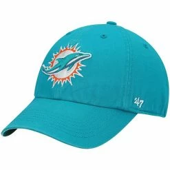 Coupon 🎉 Unbranded Men's '47 Aqua Miami Dolphins Franchise Logo Fitted Hat 🎁