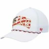 Outlet 💯 Unbranded Men's '47 White Chicago Bears Hitch Stars And Stripes Trucker Adjustable Hat 💯