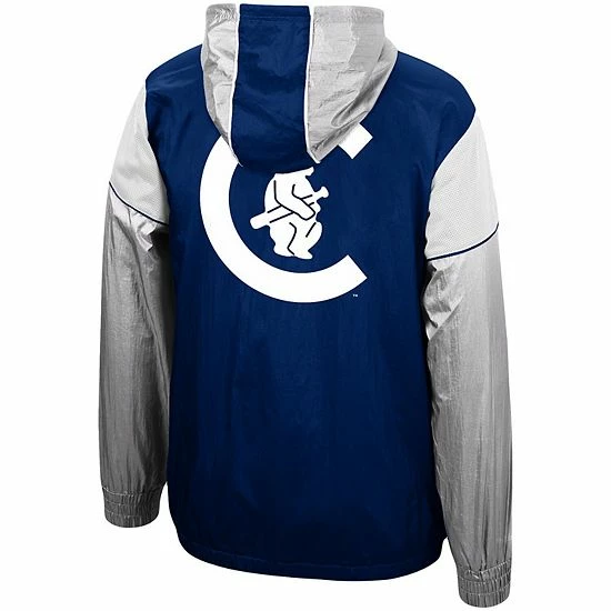 Flash Sale ๐งจ Unbranded Men's Mitchell & Ness Navy Chicago Cubs Highlight Reel Windbreaker Half-Zip Hoodie Jacket โ๏ธ - Image 4