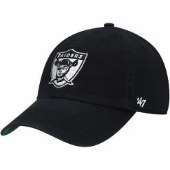 Wholesale 👏 Unbranded Men's '47 Black Las Vegas Raiders Legacy Franchise Fitted Hat 👏