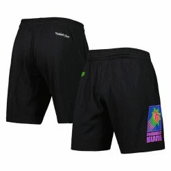 Budget ⌛ Unbranded Men's Mitchell & Ness Black Phoenix Suns Hardwood Classics Color Bomb Energy Shorts 😉