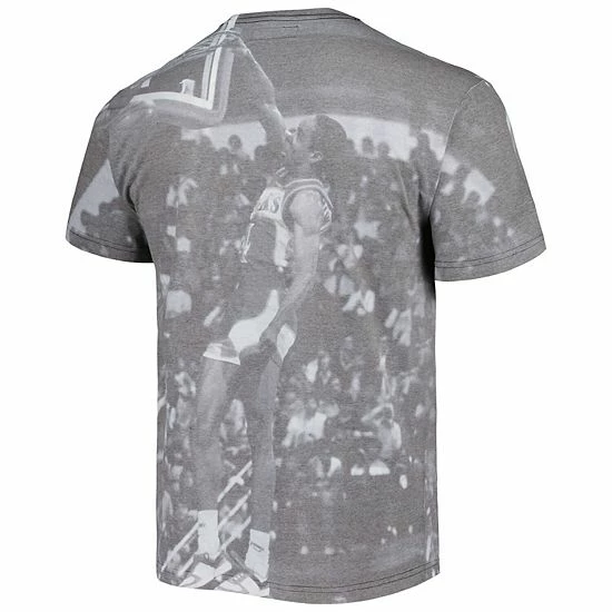 Outlet 🤩 Unbranded Men's Mitchell & Ness Spud Webb Gray Atlanta Hawks Above The Rim Sublimated T-Shirt 🥰 - Image 4