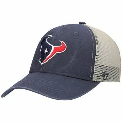 Cheap 🎉 Unbranded Men's '47 Navy Houston Texans Flagship MVP Snapback Hat 👍