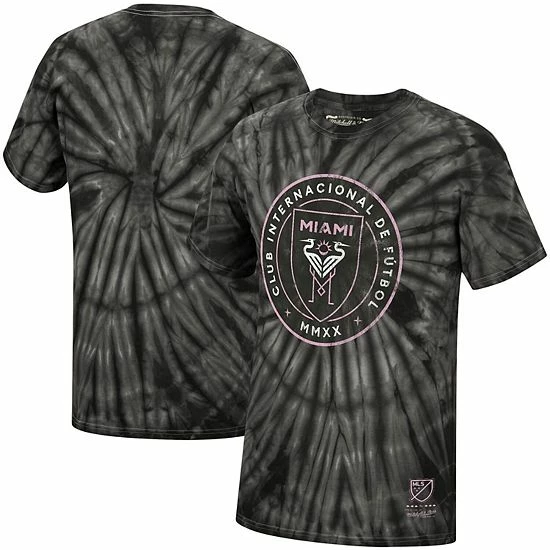 Coupon ๐ Unbranded Men's Mitchell & Ness Black Inter Miami CF Vintage Tie Dye T-Shirt ๐ฅฐ