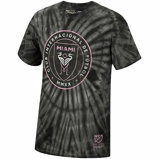 Coupon ๐ Unbranded Men's Mitchell & Ness Black Inter Miami CF Vintage Tie Dye T-Shirt ๐ฅฐ - Image 2