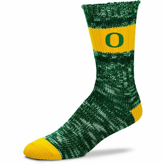 Brand new 🥰 Unbranded 👩 Women's For Bare Feet Oregon Ducks Alpine Stripes Crew 🧦 Socks ✨