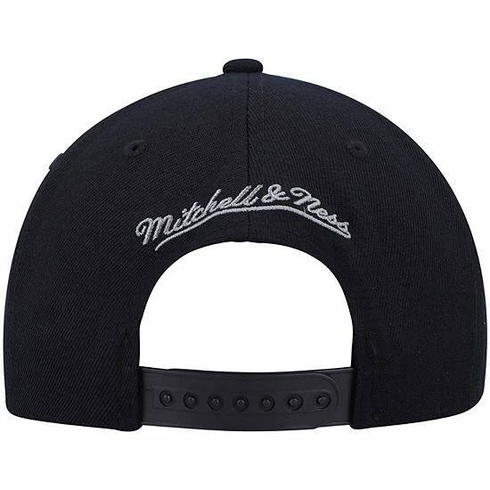 Budget 👍 Unbranded Men's Mitchell & Ness Black/Gray Brooklyn Nets Team Two-Tone 2.0 Snapback Hat 💯 - Image 5
