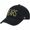Deals 🔔 Unbranded 👩 Women's '47 Black Chicago Bears Shimmer Text Clean Up Adjustable Hat 🛒