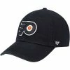 Wholesale ✔️ Unbranded Men's '47 Black Philadelphia Flyers Team Franchise Fitted Hat 😍