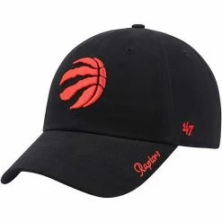 Budget 🤩 Unbranded 👩 Women's '47 Black Toronto Raptors Miata Clean Up Logo Adjustable Hat ❤️