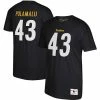 Best Sale 🧨 Unbranded Men's Mitchell & Ness Troy Polamalu Black Pittsburgh Steelers Retired Player Name & Number T-Shirt ❤️