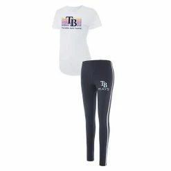 Best deal 💯 Unbranded 👩 Women's Concepts Sport Charcoal/White Tampa Bay Rays Sonata T-Shirt & Leggings Sleep Set 🌟