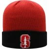 Budget 😍 Unbranded Men's Top Of The World Cardinal/Black Stanford Cardinal Core 2-Tone Cuffed Knit Hat 🧨