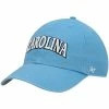 Cheapest 👍 Unbranded Men's '47 Carolina Blue North Carolina Tar 👠 Heels Archie Script Clean Up Adjustable Hat 🔥