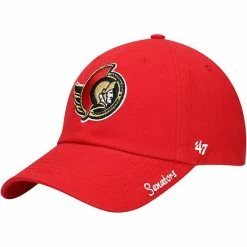 Best reviews of 😀 Unbranded 👩 Women's '47 Red Ottawa Senators Team Miata Clean Up Adjustable Hat ❤️