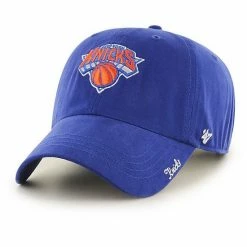 Wholesale 🌟 Unbranded 👩 Women's '47 Blue New York Knicks Miata Clean Up Logo Adjustable Hat ✨