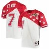 Promo ⭐ Unbranded Men's Mitchell & Ness John Elway White/Red AFC 1994 Pro Bowl Authentic Jersey 🌟