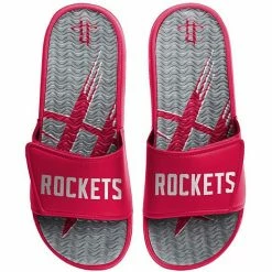 Best Sale 🛒 Unbranded Youth FOCO Houston Rockets Gel Slide 🩴 Sandals 👍