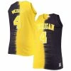 Flash Sale 🌟 Unbranded Men's Mitchell & Ness Chris Webber Navy/Maize Michigan Wolverines Big & Tall Player Tie-Dye Jersey 🌟