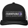 Cheapest 👍 Unbranded Men's Zephyr Black/White Boise State Broncos 2022 Mountain West Men's 🏀 Basketball Conference Tournament Champions Locker Room Adjustable Hat 🎉