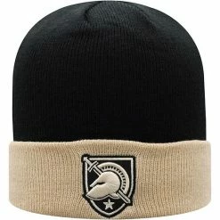 Best reviews of 🤩 Unbranded Men's Top Of The World Black/Gold Army Black Knights Core 2-Tone Cuffed Knit Hat 😉