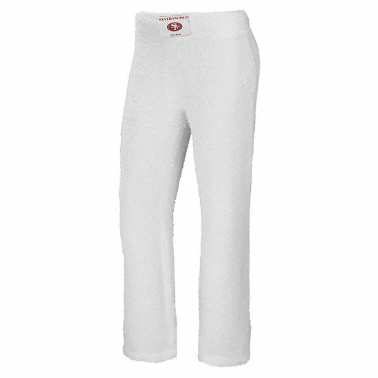 New ๐ Unbranded ๐ฉ Women's WEAR By Erin Andrews Cream San Francisco 49ers Cozy Scoop Neck Tank Top & Pants Sleep Set ๐ฅ - Image 5