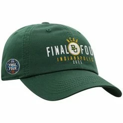 New 😍 Unbranded Men's Top Of The World Green Baylor Bears 2021 NCAA Men's 🏀 Basketball Tournament March Madness Final Four Bound Crew Adjustable Hat ⌛