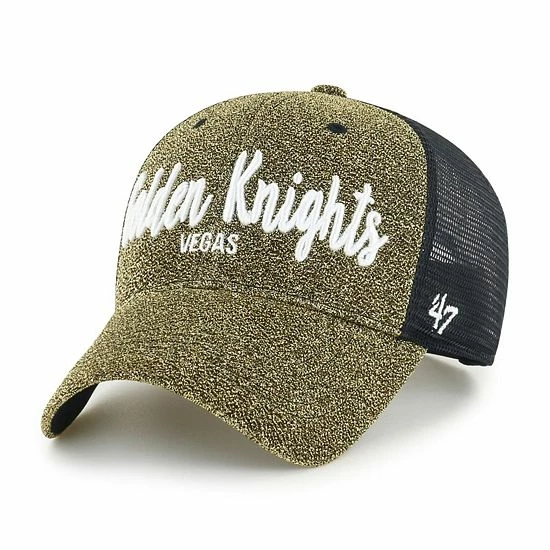 Deals 🥰 Unbranded Men's '47 Gold/Black Vegas Golden Knights Encore MVP Trucker Snapback Hat ❤️ - Image 2