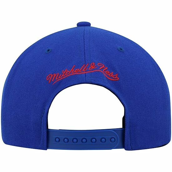 Cheapest ๐คฉ Unbranded Men's Mitchell & Ness Royal/Red Philadelphia 76ers Team Two-Tone 2.0 Snapback Hat ๐งจ - Image 4