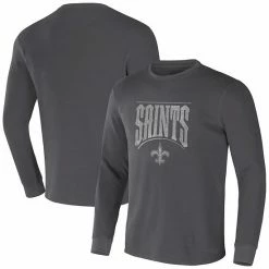 Best deal ⭐ Unbranded Men's NFL X Darius Rucker Collection By Fanatics Charcoal New Orleans Saints Long Sleeve Thermal T-Shirt 👏