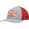 Promo 😉 Unbranded Men's '47 Heathered Gray/Red Kansas City Chiefs Motivator Flex Hat 🤩
