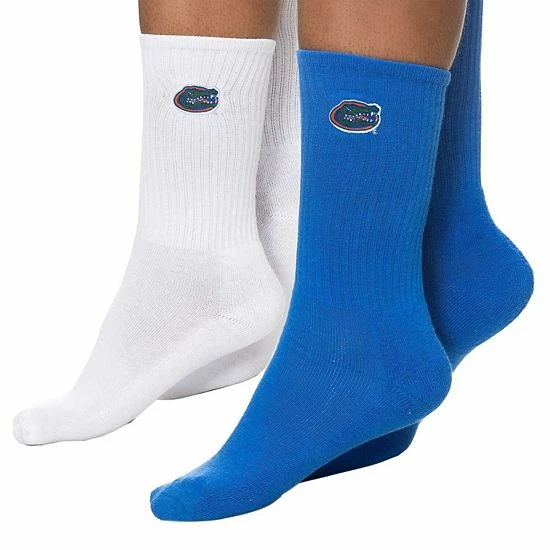 Top 10 ๐ Unbranded ๐ฉ Women's ZooZatz Royal/White Florida Gators 2-Pack Quarter-Length ๐งฆ Socks ๐