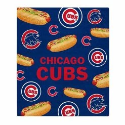 Cheapest 🎁 Unbranded Chicago Cubs 60'' X 70'' Hometown Logo Fleece Blanket 🧨