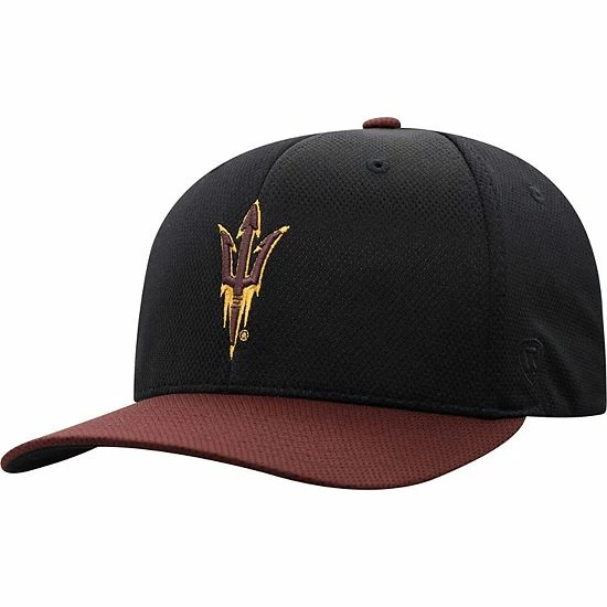 Coupon ๐ Unbranded Men's Top Of The World Black/Maroon Arizona State Sun Devils Two-Tone Reflex Hybrid Tech Flex Hat ๐งจ - Image 3